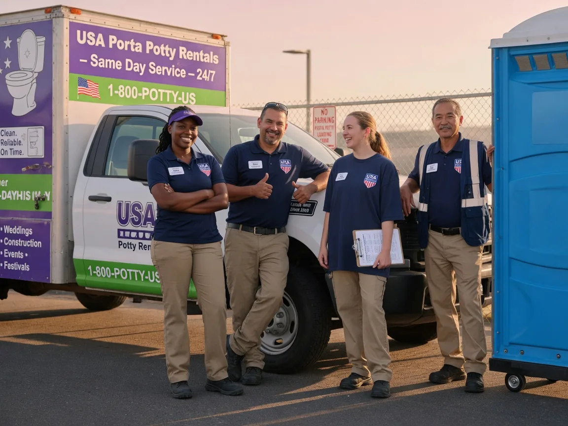 Porta Potty Rental company in Garden Prairie, IL